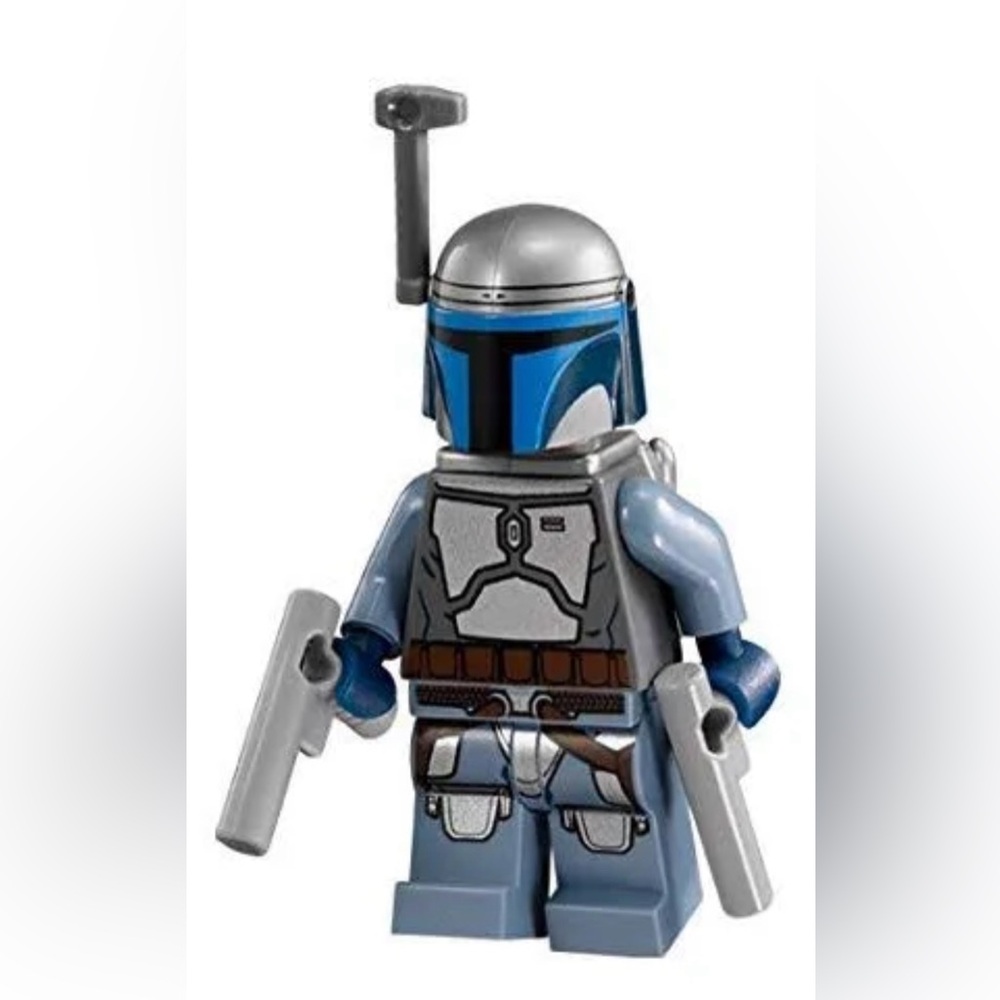 LEGO Star Wars Jango Fett Minifigure Mandalorian -75015 Bounty Hunter Blue